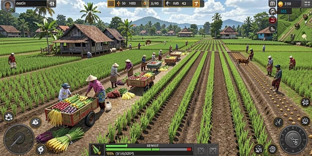 Tangkapan layar gameplay yang memukau dengan grafis berwarna.