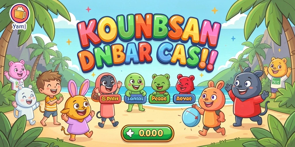 Tampilan awal aplikasi EXOTOTO yang menarik.