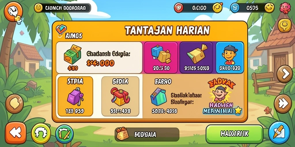 Tampilan awal aplikasi HAKIM4D yang menarik.