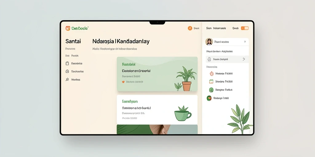 Tampilan antarmuka yang menarik dan modern.