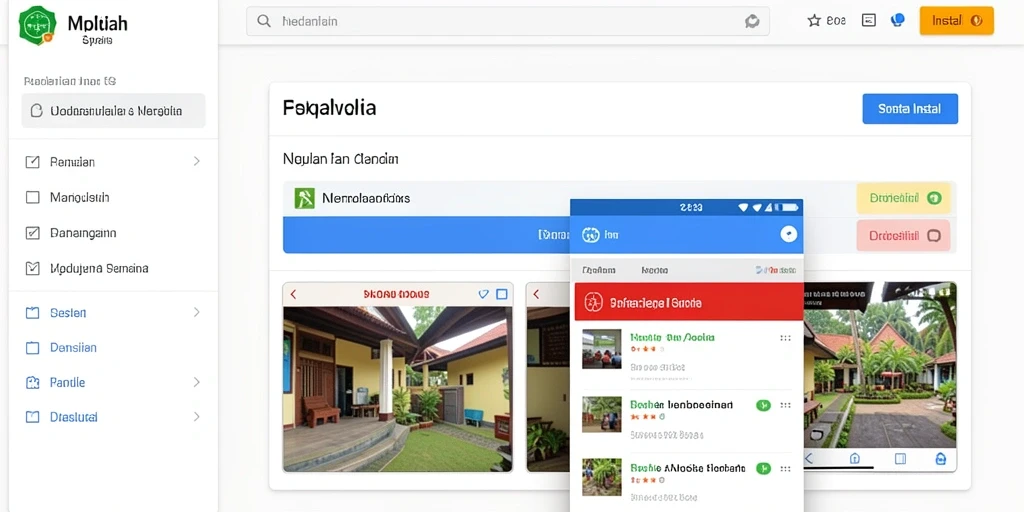 Tampilan antarmuka yang ramah pengguna untuk semua kalangan.