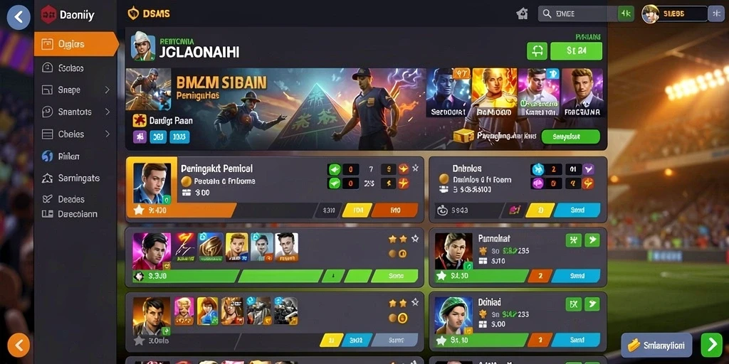 Screenshot menunjukkan karakter utama dalam aksi menakjubkan.