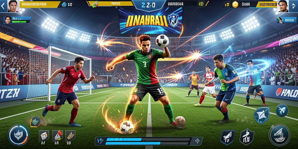 Menampilkan grafis yang memukau dan warna yang cerah.