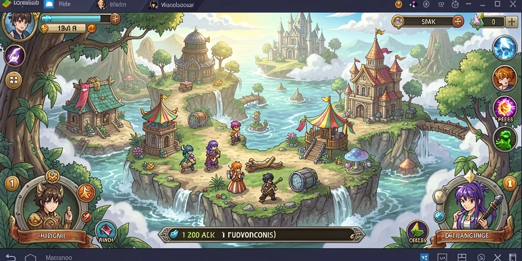 Tangkapan layar menampilkan aksi seru dalam game.
