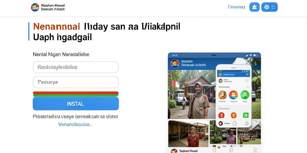 Tampilan antarmuka pengguna yang sederhana.